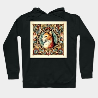 cat portrait shirt Hoodie